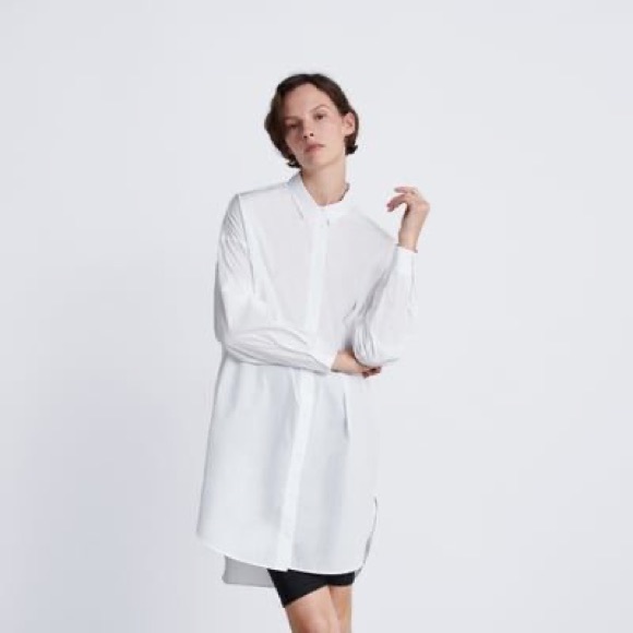Zara Dresses Zara White Shirt Dress Poshmark